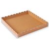 Selfpackaging Scatola per biscotti o macarons con coperchio trasparente e base in color kraft. Set da 50 unità - S