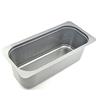 BOX GEL PZ 25 VASCHETTE GELATO IN PLASTICA 4750 GRIGIA ICE CREME GREY TUB 4750 HEAVY CM 16,5 X CM 34