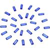 QUARKZMAN 720pz Strass Rettangolari da Cucire, Perline Rettangolari con Retro Piatto da 19x7mm Plastica con 2 Fori per Abbigliamento, Vestiti, Artigianato, Gioielli (Blu Inchiostro)