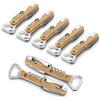 Customaster 10 Pezzi Cavatappi Personalizzato - Apribottiglie Personalizzato Bomboniere Matrimonio Originali | Cavatappi Vino Regali con Nome