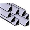 AFTERTECH 8x 3metri (24M) 1616N 16x16mm PROFILO ALLUMINIO ANGOLARE NERO PER STRISCE STRIP LED BARRA RIGIDA 3MT + COPERTURA (8x 3metri 1616nero fog)