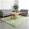 CUIMEI Tappeto Camera da Letto Ragazzo 150 x 225 cm, Lavabile Fino a 30 Gradi, Morbidissimo, Aspetto Pelliccia, Classico Morbido e Soffice, Tappeto Lavabile in Lavatrice, verde chiaro