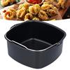 mumisuto Barile Per Torta Friggitrice Ad Aria 18/22Cm Ferro Quadrato Stampo Per Friggitrice Ad Aria, Lavabile In Lavastoviglie, Stampo Per Torta Cucina Strumento Di Cottura Per Hd9925/Hd9860/Hd9905/01 (18cm)