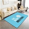 Loussiesd Tappeto da pallavolo 3D Ball Sport Soggiorno Tappeti per Camera da letto Tappeto Palla Giochi Camera Da Letto Decorativo Stuoia Interna Camera Da Letto 100 * 150 cm