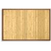 CASAbella Tappeto in bambù, Antiscivolo, Igienico, Lavabile, 50x75, 50x110, 50x180, 50x240, Verde, Marrone, Acquamarina, Arancio, Nero. Mod. MARACAS (Marrone, cm 50x240)
