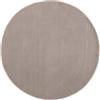 carpetfine tappeto di lana Gabbeh Lola Rotondo grigio chiaro Ø 120 cm | Tappeto moderno per soggiorno e camera da letto