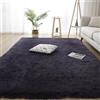 YUANWAN Tappeto Salotto Tappeti Salotto 180 x 240 cm Morbido Antiscivolo Facile Pulizia Tappeti Grandi per Camera da Letto Tappeti Salotto Shaggy per Soggiorno, Corridoio, Camera da Letto, Grigio Porpora