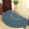 Guest Ruyunlai Tappeto Porta Zerbino Zerbini Per Ingresso Arredamento Casa Mezzaluna Per Esterno Interno Tappeti Grandi Dimensioni blu scuro 50x80cm