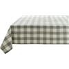 Blanc Mariclo Blanc Mariclò Tovaglia a quadretti rettangolare, copritavolo in misto cotone Bolgheri 150x190 cm 2 varianti(1pz) VERDE