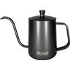NEOUZA Bollitore per caffè a collo d'oca, in acciaio inox, 600 ml, nero