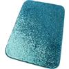 emmevi Tappeto Bagno Morbido Assorbente Antiscivolo Soffice Camera Letto mod.IBISCO (A) 60x120 BLU