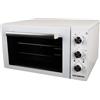 Generico HAUSBERG HB-8030AB FORNO ELETTRICO 58 L ITRI MIDI CON DOPPIO VETRO BIANCO 1200W