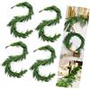 Generic Ghirlanda di pino norfolk artificiale, 1,8 m, ghirlanda di pino invernale realistica al tatto, ghirlanda verde artificiale per tavolo, mantello, parete, decorazioni natalizie per interni ed esterni