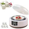 Ysaca Macchina per yogurt probiotico da 1200 ml, 36 ore con controllo della temperatura, con 5 barattoli di vetro, per yogurt greco e vegano fatto in casa