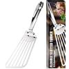 FUYTERY pesce spatola scanalata in acciaio inox lama cucina strumenti multiuso pala