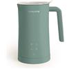 CREATE/MILK FROTHER STUDIO/Montalatte elettrico verde salvia/Schermo touch, 4 programmi automatici, sistema di sicurezza, 350ml, uso a freddo o a caldo, 400 W