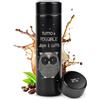 Maverton Thermos per Tè e Caffè - 450 ml - incisione personalizzata - acciaio inossidabile - 100% a prova di perdite - indicatore di temperatura - regalo Donna - gufo