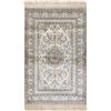 SaRani Tappeto Classico Orientale Frange Oro Arredamento Blu Bordeaux Verde Beige HEREK (Beige, 60x110 cm)