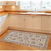 By Suardi Tappeto Suardi Passatoia Cucina Bagno Modello LOVELY col Tortora Made in Italy (55x190)