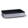 Ballarini Rostiera Alta Pesante in Alluminio con Maniglie snodabili in Acciaio Inox, Spessore 3 mm, Diametro 35x25 cm