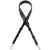momo mo Cinghia di Ricambio Regolabile Cintura Donna Tracolla Eco Pelle Cinturino Catena con Gancio Cinta Spalla per Borsa Portafoglio Borse Rivetto D'oro(Nero)