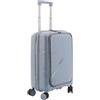 NPLE Bagaglio a Mano S 55x40x20 cm con Porta PC, Trolley Rigido in Polipropilene con 4 Ruote Doppie, Zip Antifurto e Chiusura a 3 Combinazioni, Compatibile Ryanair EasyJet ITA