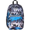 Seven Zaino Scuola Media Ragazzo, Scuola Elementare, Dual, Scomparto PC, Tasca Borraccia, grigio azzurro