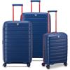 Roncato B-FLYING MOVE SET VALIGIE (Grande, Medio, Cabina) - Blu Oltremare