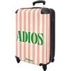 NoBoringSuitcases.com® Trolley Bagaglio a Mano 55x40x20, Bagaglio da 10 kg con Ruote, Valigia Rigida Leggera, Trolley Cabina con Citazione 1 Frase in 6 Colori, Valigia per Aereo
