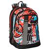 COMIX , Zaino Organizzato Flash Shake Skate Unisex Bambini E Ragazzi, Multicolore, Taglia Unica