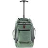 GLADIATOR Valigia Zaino con Ruote, Bagaglio a Mano, Polar, Verde, cabina, BORSA CON RUOTE E ZAINO, MISURE SOTTO IL SEDILE RYANAIR