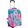 Go Pop - Zaino con Trolley Mermaid - 3 Grafiche Frontali Intercambiabili e Pop-Up, 2 Scomparti con cerniera, Spallacci Imbottiti, adatto alla scuola primaria, 34 l x 47 h x 23 p - 36 litri