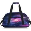Mexpekil Galaxy Borsa da palestra da viaggio per ragazze e ragazzi Carry On Pernottamento Weekend Borse Impermeabile Bagaglio a Mano Borsa per Sport Danza Scuola Pratica