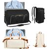 Generic Borse per indumenti da viaggio convertibili, borse da esterno convertibili, borsone per indumenti, borsa per abiti 2 in 1, borsa da viaggio convertibile per uomo e donna, borsa da viaggio per lavoro,