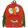 Upstitch Studio Trixie: Zaino e Borraccia per Bambini, per l'Asilo e Chitarra, Personalizzato con Nome Singolo o Come Set, Pappagallo, Rucksack BIG