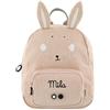 Upstitch Studio Trixie: Zaino e Borraccia per Bambini, per l'Asilo e Chitarra, Personalizzato con Nome Singolo o Come Set, Coniglio, Rucksack Small