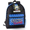 Sonic The Hedgehog Zaino da ragazzo | Nutri la tua avventura con uno stile gamer retrò | Zaino per bambini | Aumenta la tua giornata con divertimento di gioco, schwarz., Schwarz., Taille unique