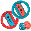 Perfect Part Joy-Con - 2 volanti antiscivolo antiscivolo per Nintendo Switch Controller (blu+rosso)