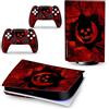 GALSOR Protettivo Pelle Decalcomanie Anime Console Per PS5 Disk Edition 2 Controller Pellicola Vinile Avvolge, Durevole, Resistente Graffi 93863 Senza Bolle E Senza Residui