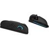 Generico 2PC Controller da gioco Mouse Mini Mouse ergonomici portatili Sinistra+Destra Controller Impugnatura Supporto Joycon Accessori per Switch 2 per Joy-Con (Nero)