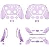 Generico Custodia protettiva rigida per PC controller da gioco per GameSir G7 Pro versione PC Accessorio pannello di ricambio trasparente minimalista (Viola trasparente)