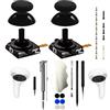 iParto Levette per Oculus Quest 2 Controller Joystick Kit di Ricambio per Meta Quest 2 Tappi per levette con Strumenti