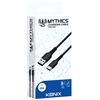 Konix Cavo di ricarica per controller DualSense PS5 - Cavo USB tipo A a C di 3 m - Nero