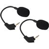 Gedourain Microfono Sostitutivo Cloud con Cancellazione del Rumore, Microfono Staccabile per Cuffie da Gioco da 3,5 Mm, Confezione da 2 Pezzi