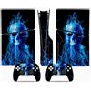 YLMKMVLCZC Pelle Decalcomania Per PS5 Slim Skin Disc Edition Console E Controller Vinyl Cover Skins Wraps Resistente Ai Graffi Compatibile No Shrinkage Forte Adesione 19208 Avvolgimento Della Pelle