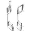 Generico Supporto orizzontale console per PS5 Slim Disc & Digital, staffa di posizionamento orizzontale Supporto Stand Base Mount Accessori per console per PS5 Slim (Trasparente)