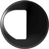 Generic Custodia protettiva trasparente il supporto del joystick per Legion Go, custodia protettiva in PU morbido per la copertura del sedile destro del palmare (Nero)