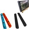 Zhixteu 1 Paio di Coperture Laterali Protettive per Switch 2, Copertura per il Punto di Connessione della Maniglia, Protezione Antiurto, Acessori di Ricambio per Console di Gioco (nero)