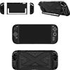 Generic Custodia protettiva per Nintendo Switch 2, custodia morbida per Switch2 con supporto, antiurto e resistente alle cadute, nera