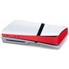 Generic Decalcomanie Host Center per PS5 Pro,Copertura adesiva in fibra di carbonio per console adesivi skin accessori,Pellicola protettiva parte centrale della console per PS5 Pro (Fibra di carbonio rosso)
